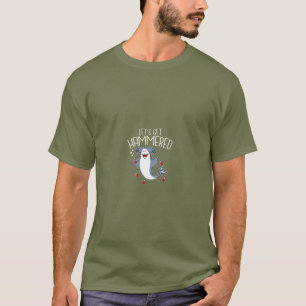 T-shirt Obtenons une bière amusante martelée Boire du thé
