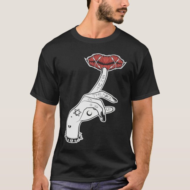 T-shirt Occult Dark Magic Goth Unholy Emo Satanic Gothic (Devant)