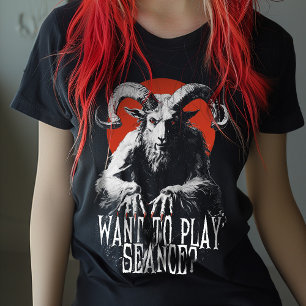 T-shirt Occult Gothique Vintage Baphomet Séance Horreur