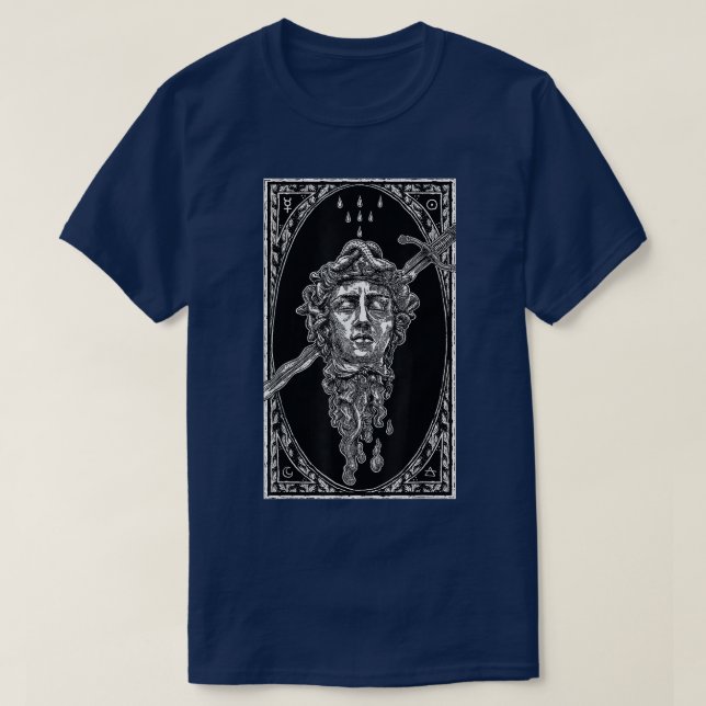 T-shirt Occulte Gothique Sombre Satanique Unholy Witchcraf (Design devant)