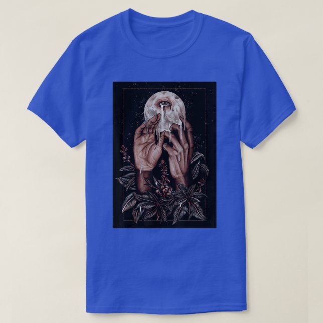 T-shirt Occulte Gothique Sombre Satanique Unholy Witchcraf (Design devant)