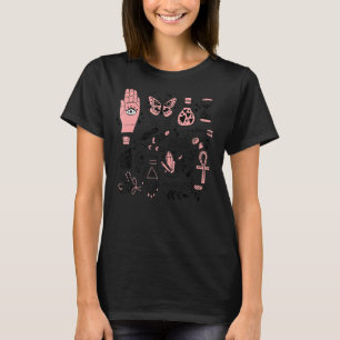 T-shirt Occulte Magie Witchcraft Tous Voir Oeil Palmistie