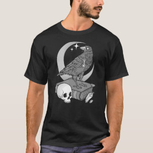 T-shirt Occultisme Mysticisme mort amour crâne 2