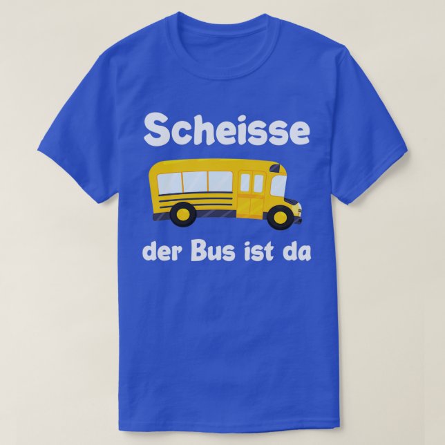 T-shirt Occupation des chauffeurs de bus Arrêt de bus 3 (Design devant)