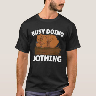 T-shirt Occupé Faire Rien Ours Ours Ours Animaux Ours