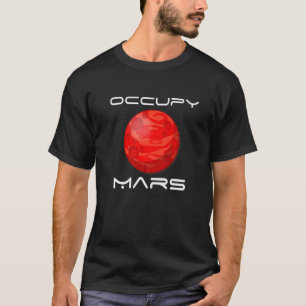 T-shirt Occuper Mars Voyager dans l'espace Astronaute Mar