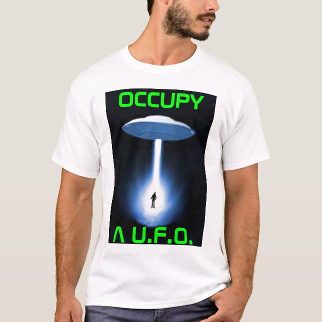T-shirt Occupez un UFO (Devant)