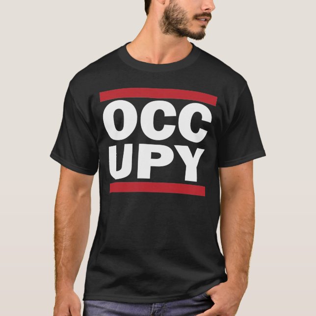 T-shirt Occupez Wall Street (Devant)