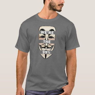 T-shirt OCCUPEZ WALLSTREET : Anonyme NOUS sommes les 99% !