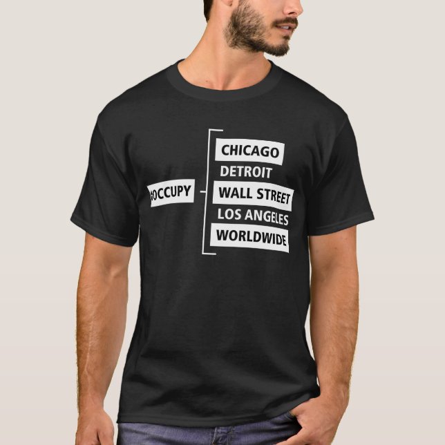 T-shirt #occupy (Devant)