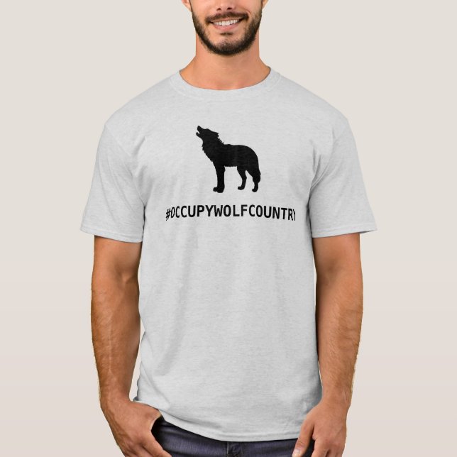 T-SHIRT #OCCUPYWOLFCOUNTRY (Devant)