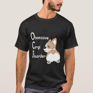 T-Shirt Ocd Mignon Corgi Chien Par Corgi