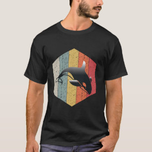 T-shirt Ocean Amoureux des animaux Orca Retro Style Tueur