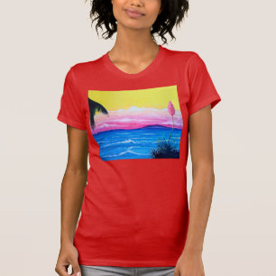 T-shirt Océan au coucher du soleil