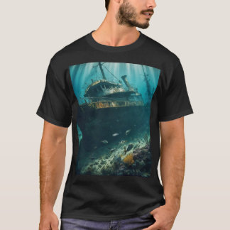 T-shirt "Ocean Bliss : Capturer la sérénité de la mer"