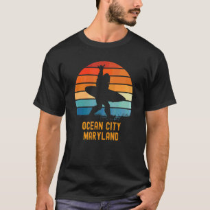 T-shirt Ocean City Maryland Sasquatch Souvenir