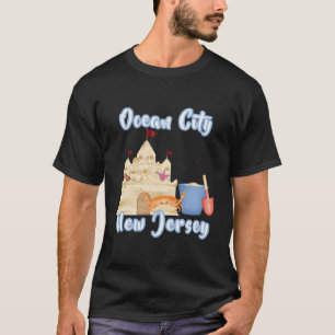 T-shirt Ocean City New Jersey Beach Crab Sand Castle