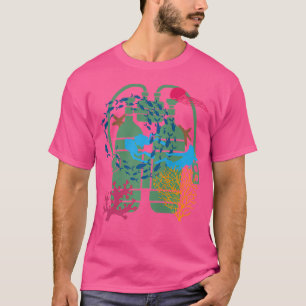 T-shirt Océan Double réservoir Tec Plongée Océan Freedivin