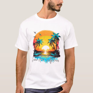 T-shirt Ocean Escape - Salty Hair Sunset Tee