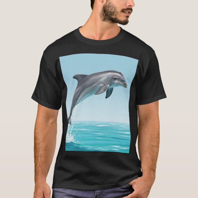 T-shirt Ocean Play : Dauphin Splash Tee (Devant)