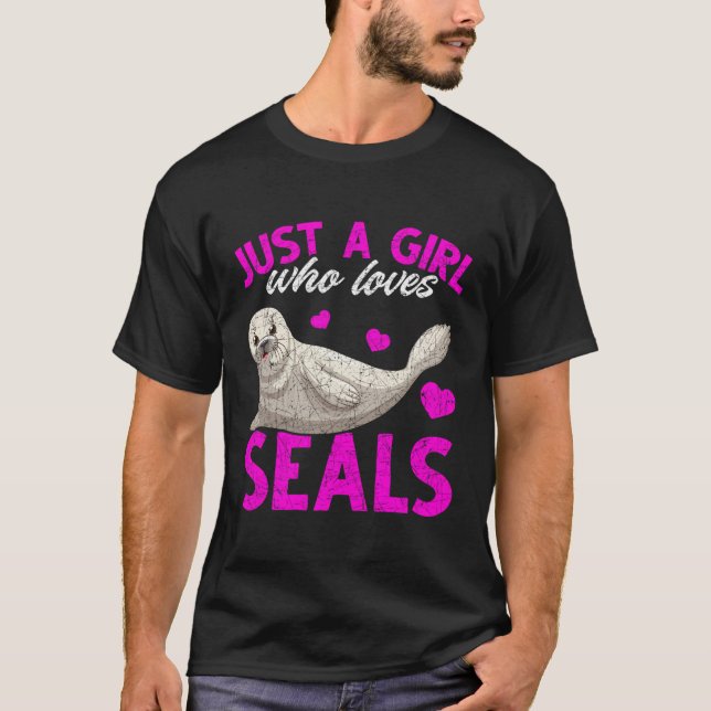 T-shirt Ocean Puppy mignonne Animal Amoureux Femmes Filles (Devant)