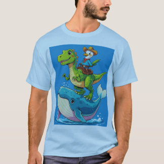 T-shirt Oceanic Dino Duo