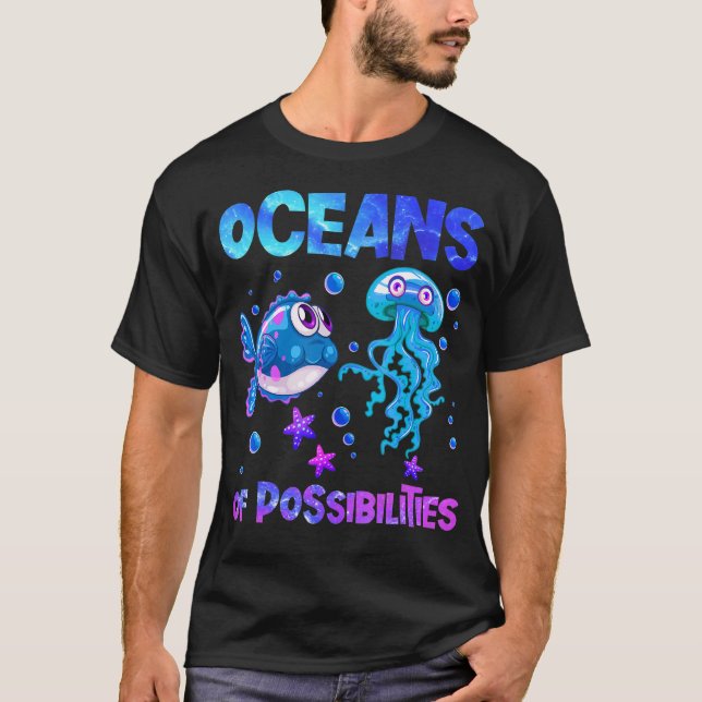 T-shirt Océans Des Possibilités Lecture Été 2022 Mer Et (Devant)
