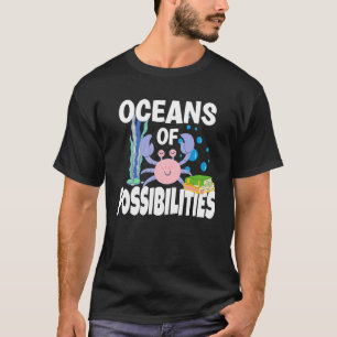 T-shirt Océans Des Possibilités Lecture Été Bibliothécaire