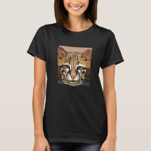 T-shirt Ocelot Bengale Chat Sauvage