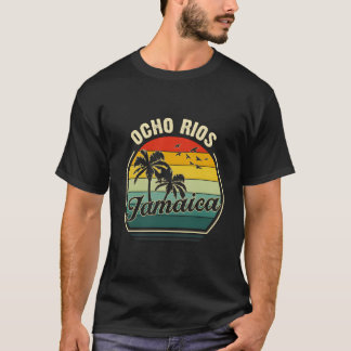 T-shirt Ocho Rios Beach Jamaica Summer Vacation Palm
