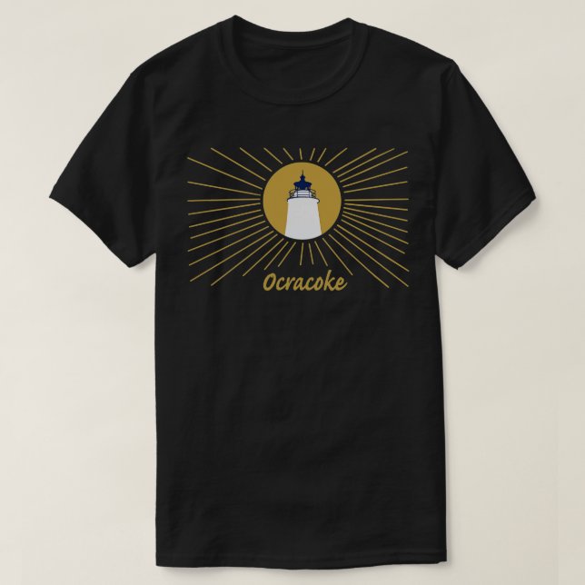 T-shirt Ocracoke Sun Rays (Design devant)