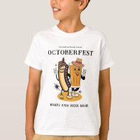 Octoberfest Brats Bière Fall Party Retro Kid's