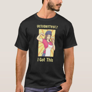 T-shirt Octoberfest Pour Les Femmes J'Ai Obtenu Ce Boisson