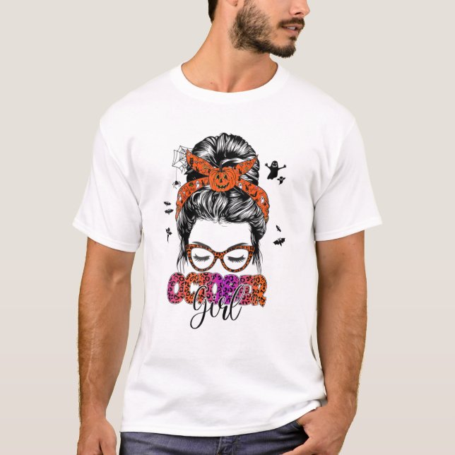 T-shirt Octobre fille Messy poils (Devant)