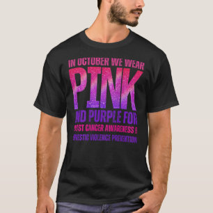 T-shirt Octobre Nous Portons Rose