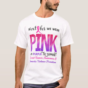 T-shirt Octobre Nous Portons Rose