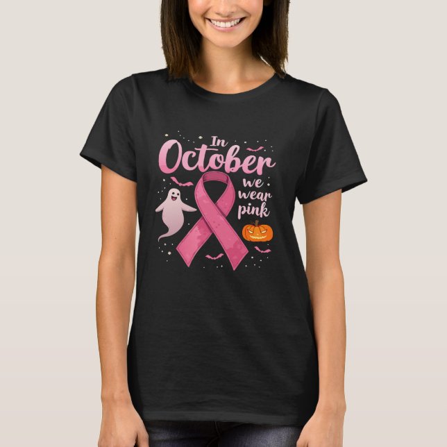 T-shirt Octobre Pink Awareness Ghost Tee (Devant)