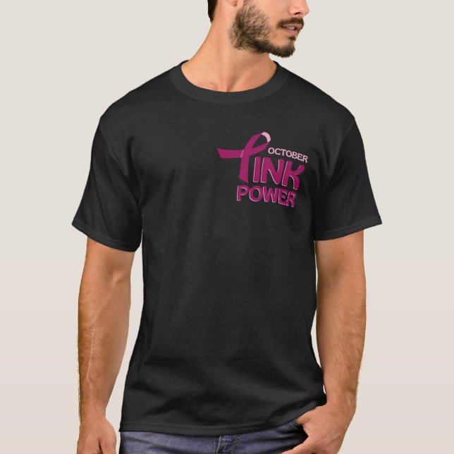 T-shirt Octobre Pink Power (Devant)