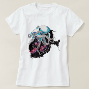 T-shirt Octopus aquarelle