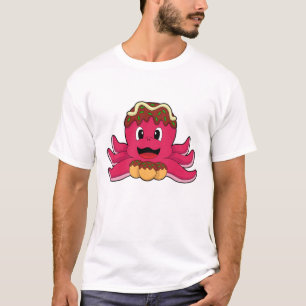 T-shirt Octopus avec gâteau