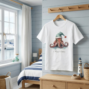 T-shirt Octopus Christmas Joy, coutume