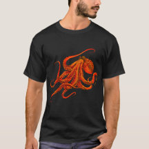 T-shirt Octopus Cool Hip Graphic Shirt Design
