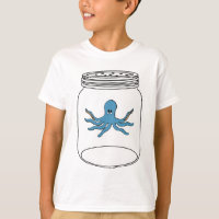 Octopus dans un bocal