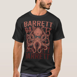 T-shirt Octopus drôle - Nom Barrett