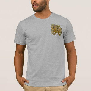 T-shirt Octopus illustration antique monstre marin