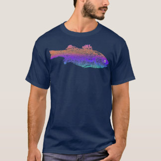 T-shirt Octopus Japonais Calligraphie Gyotaku Traditionnel