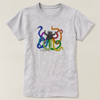 T-Shirt Octopussy Octopus Chat mignon 