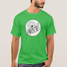 Octoskate 1 - Octopus en skateboard