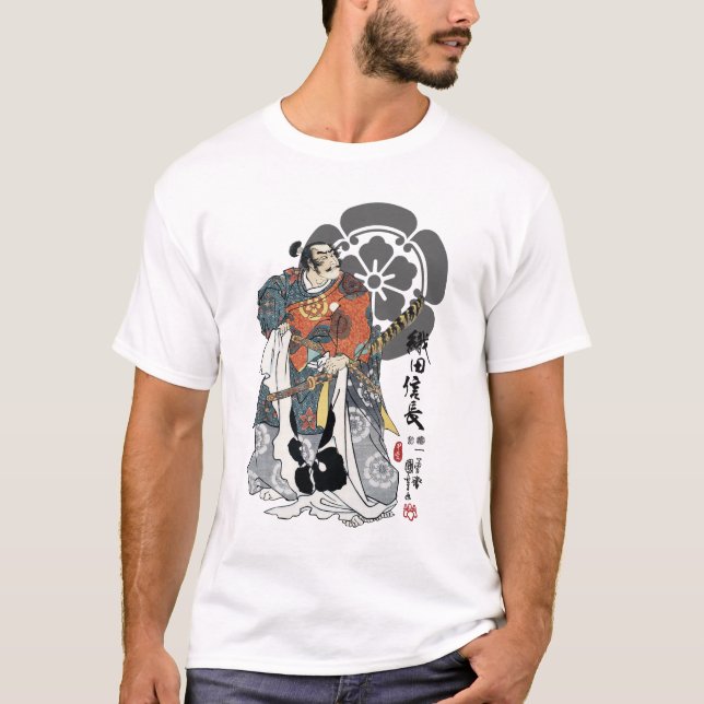 T-shirt Oda Nobunaga Ukiyo-e (Devant)