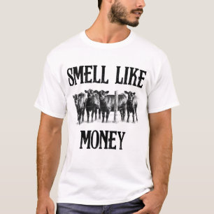 T-shirt Odeur comme de l'argent Funny Cow Farmer